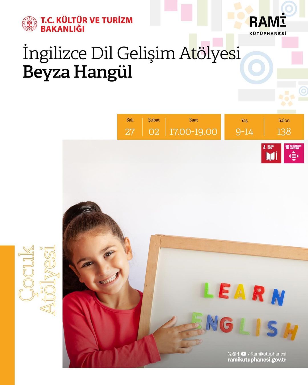 Rami Kütüphanesi - İngilizce Dil Gelişim Atölyesi: Beyza Hangül